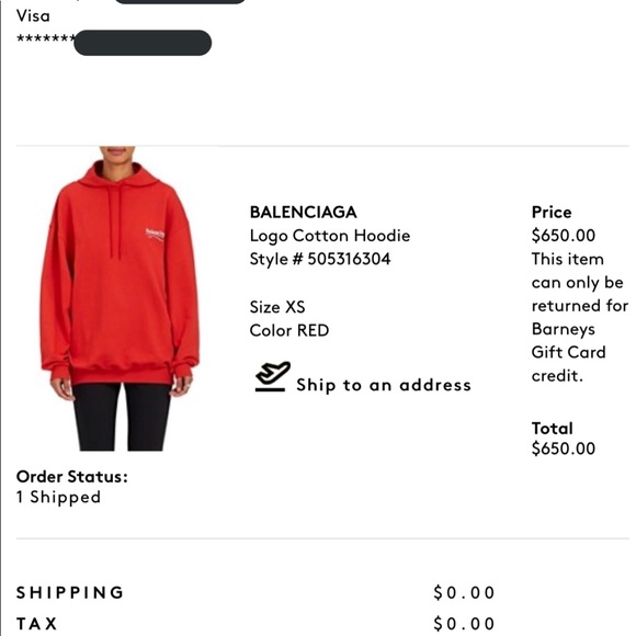 Balenciaga campaign hoodie - Picture 4 of 5